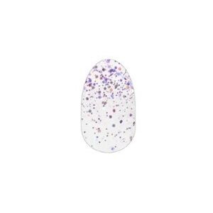 Color Street LAVISH LAVENDER Clear Overlay Glitter Dipped Purple Nail Strips Set